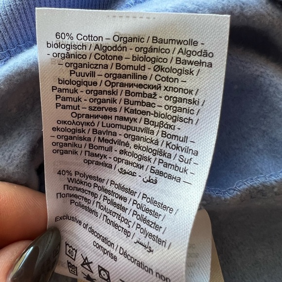 VERO MODA Octavia Long Sleeve Hoodie in Grapemist | Size XSmall - Picture 6 of 9